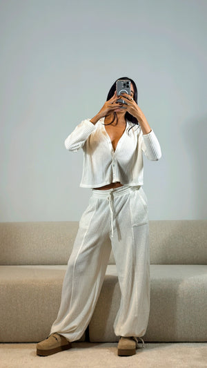 IVORY KNIT SET