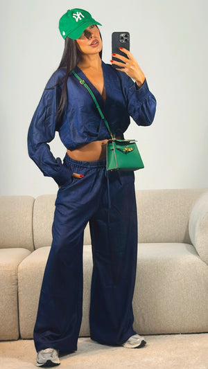 “DENIM” PANTS SET
