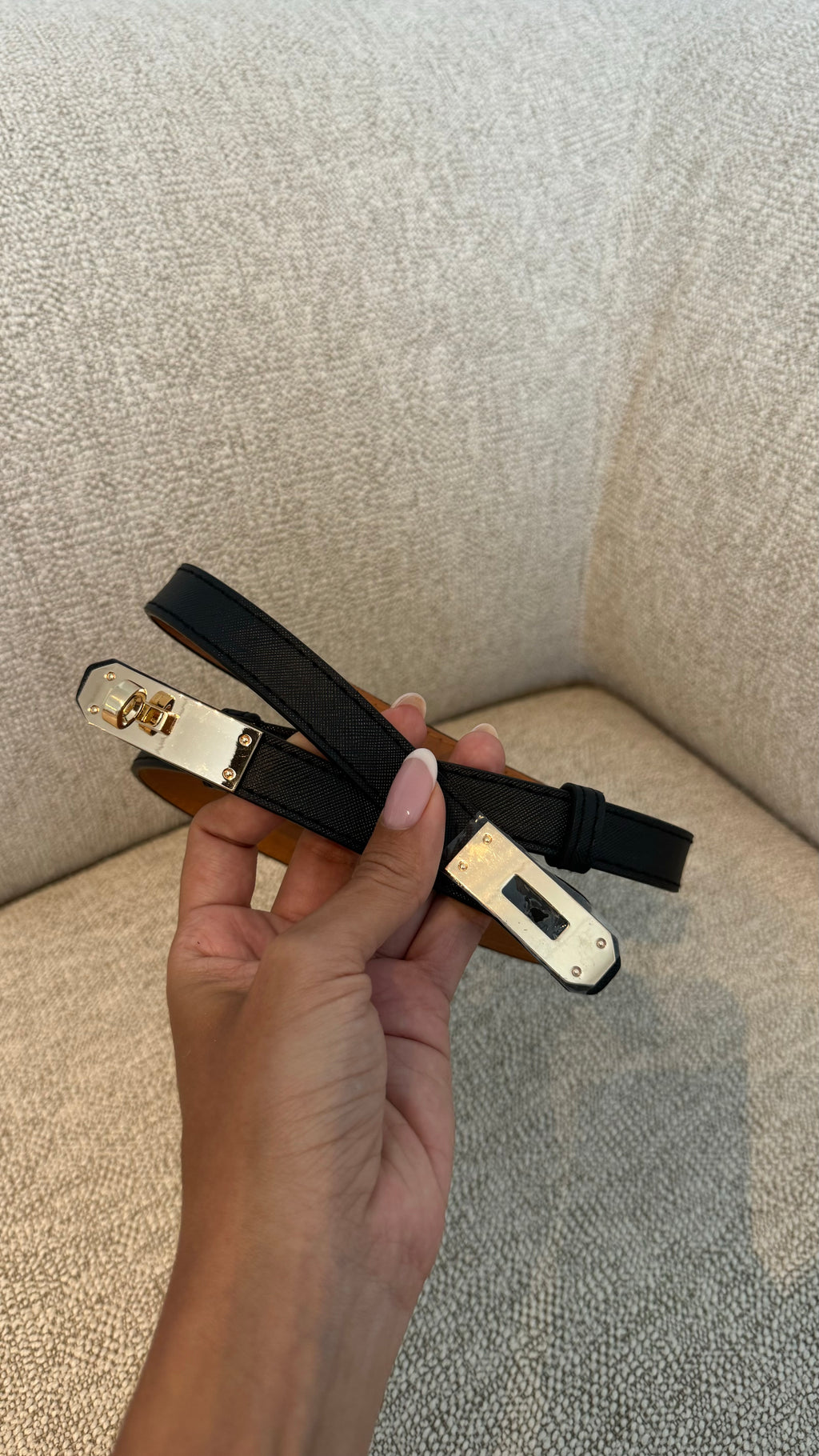 Belt | Black w. Gold
