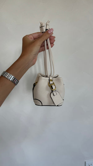 BONE WHITE MINI CHOLI POUCH