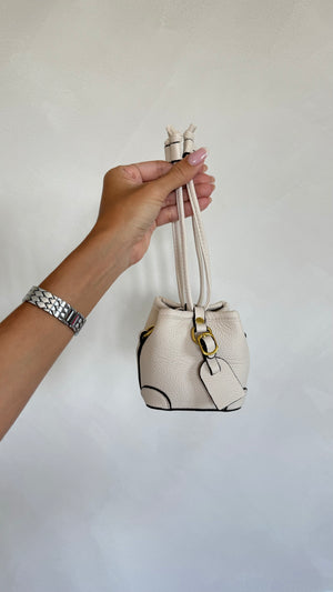 BONE WHITE MINI CHOLI POUCH
