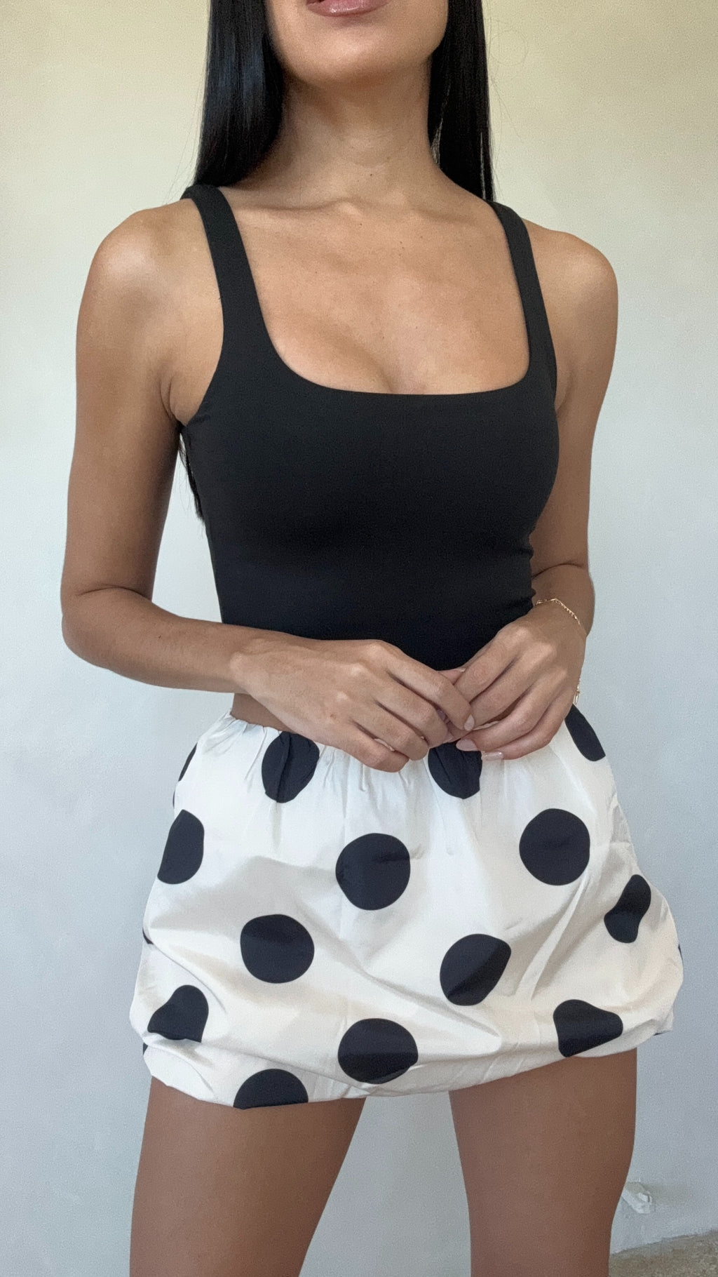 BUBBLE POLKA DOTS SKIRT