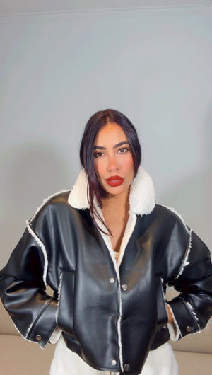 PU BLACK JACKET