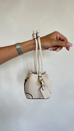 BONE WHITE MINI CHOLI POUCH