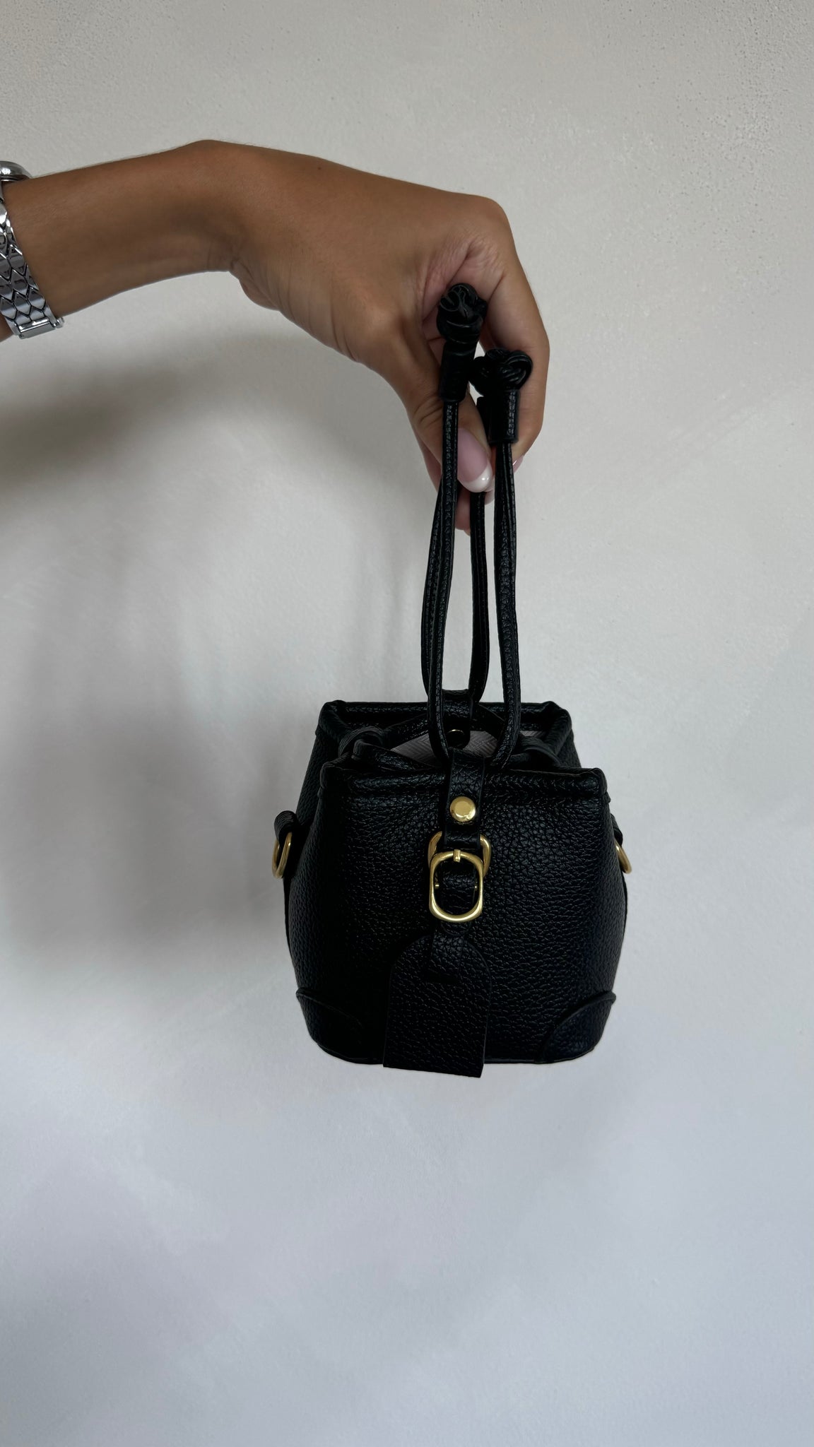 BLACK MINI CHOLI POUCH