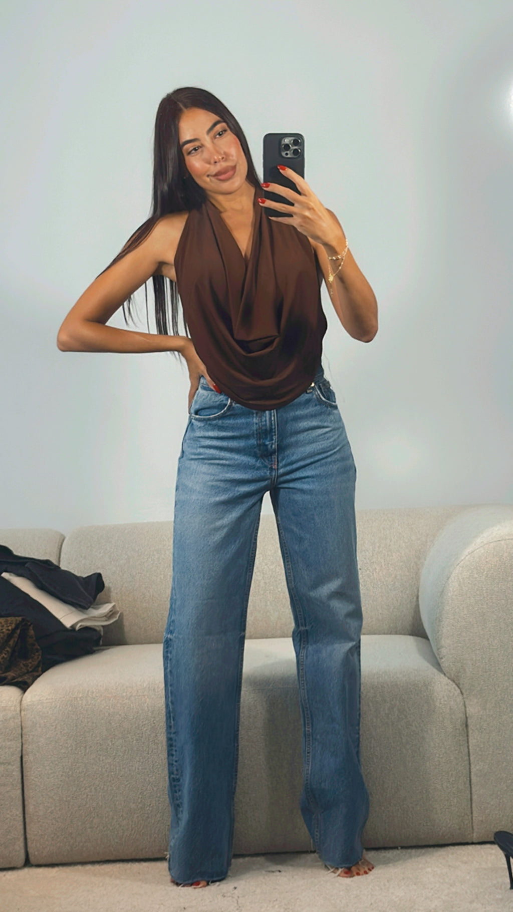ZARA SIZE 4 FULL LENGTH JEANS
