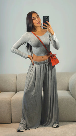 GRAY LOUNGE SET