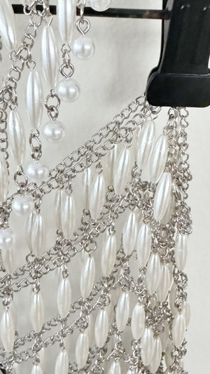Pearl Drops 2 Piece Body Chain