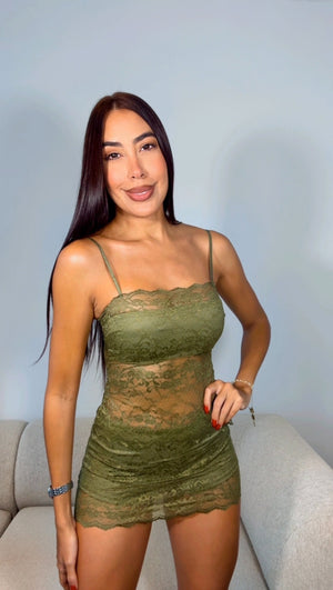 FOREST LACE SKIRT SET