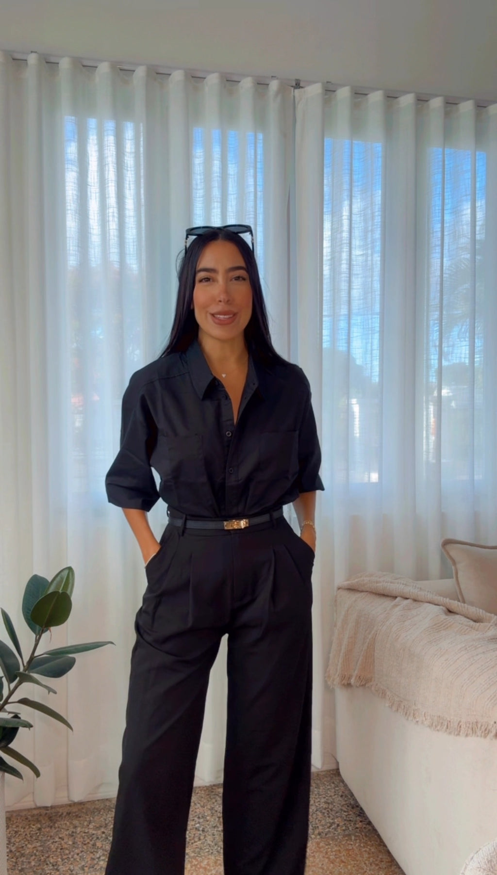 BLACK TROUSERS